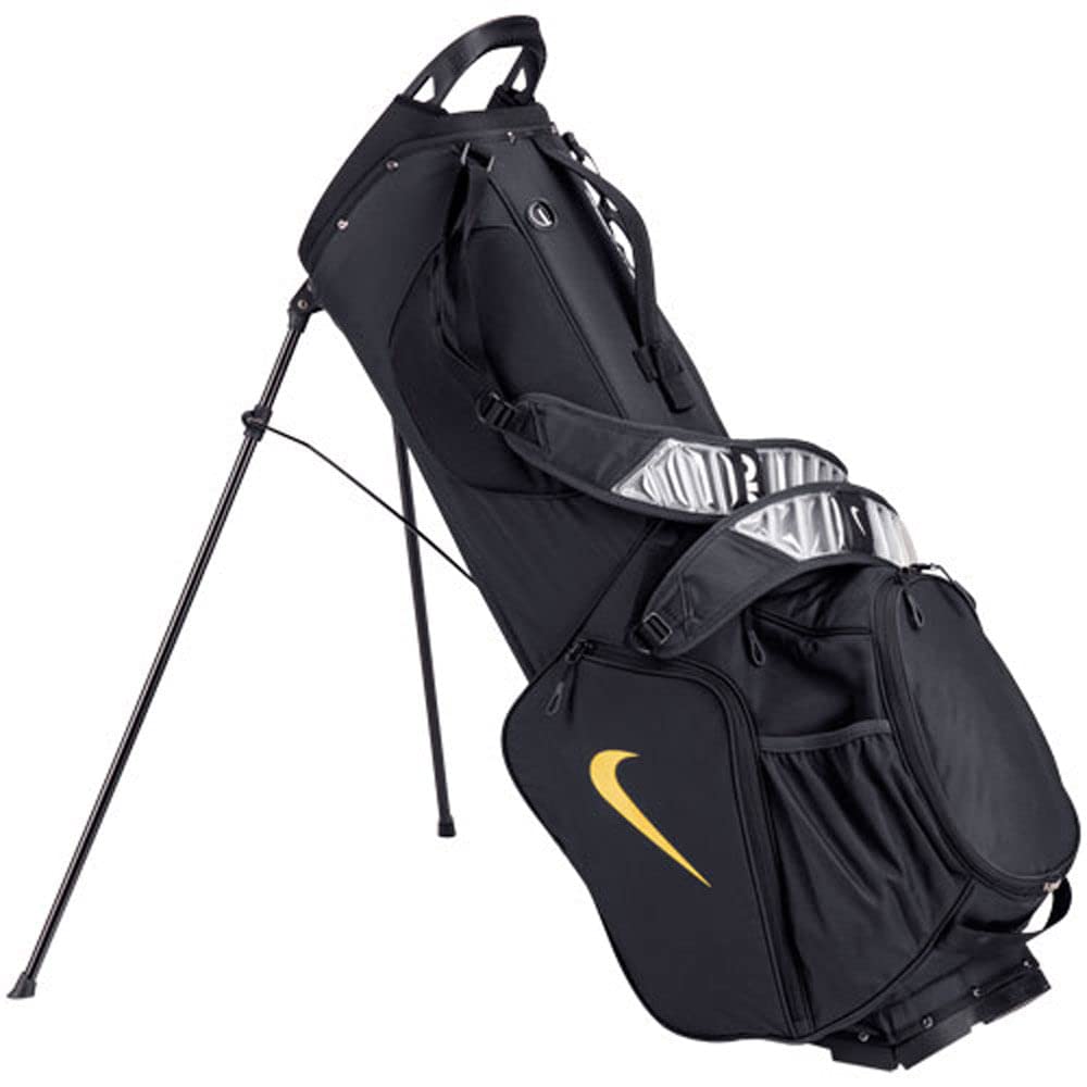 NIKE GOLF キャディバッグ ブラック×ゴールド Amazon.com: Nike Air Hybrid Golf Bag, Black/Gold : Sports & Outdoors